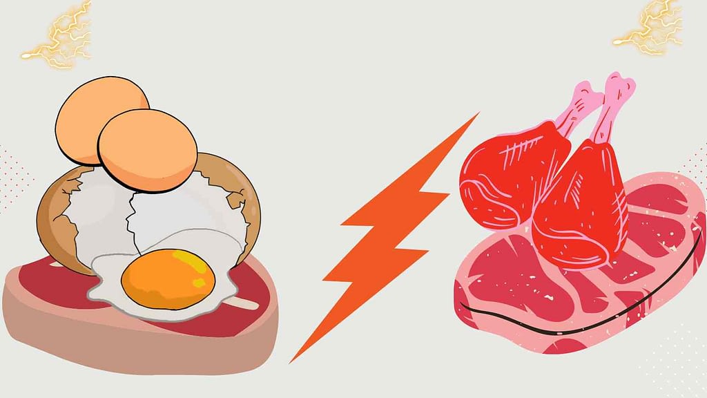 are eggs meat