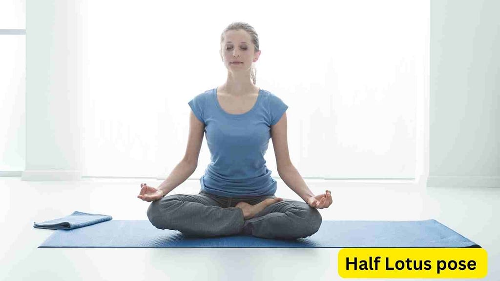 Half Lotus Pose Hands Flow I Yoga (Ardha Padmasana Hasta Vinyasa I) | Yoga  Sequences, Benefits, Variations, and Sanskrit Pronunciation | Tummee.com