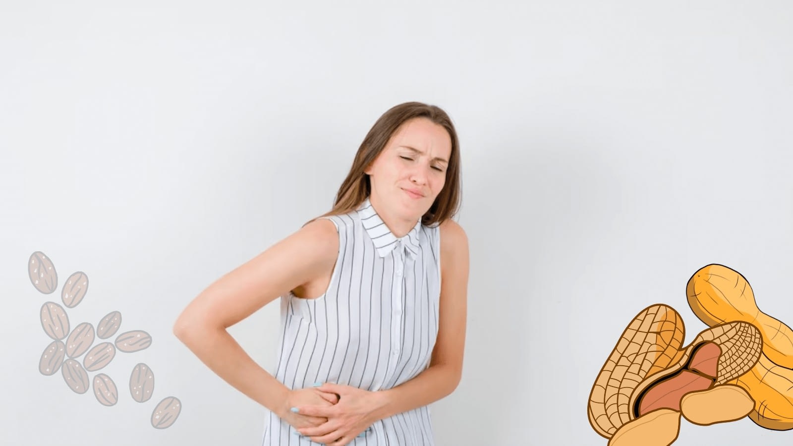 women having fibroid pain in stomach