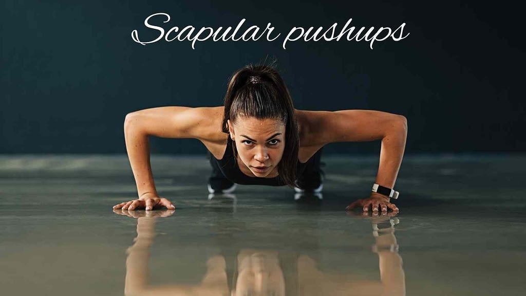 Scapular pushups
